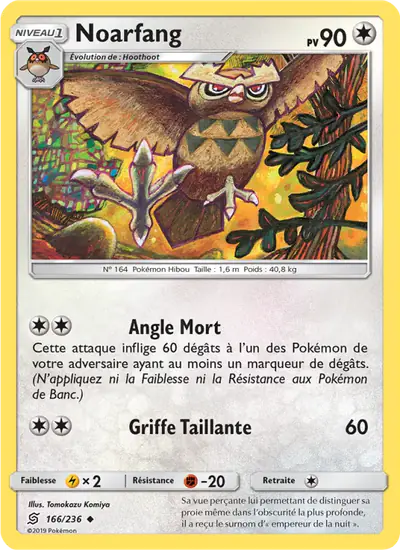 Image de la carte Pokemon Noarfang 166/236