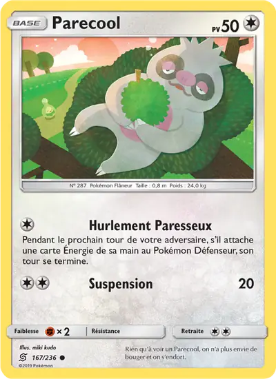 Image de la carte Pokemon Parecool 167/236