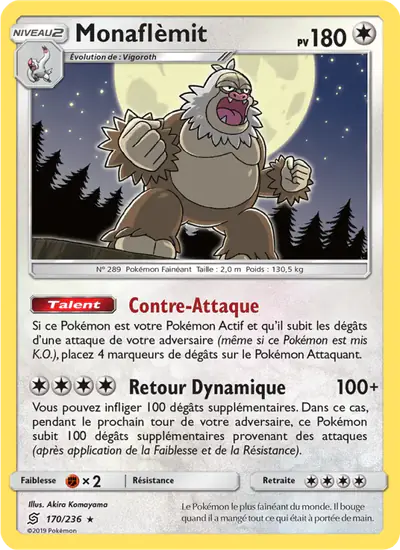 Image de la carte Pokemon Monaflèmit 170/236