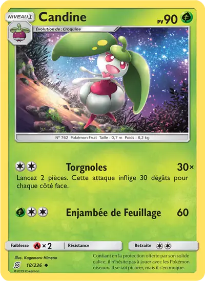 Image de la carte Pokemon Candine 18/236