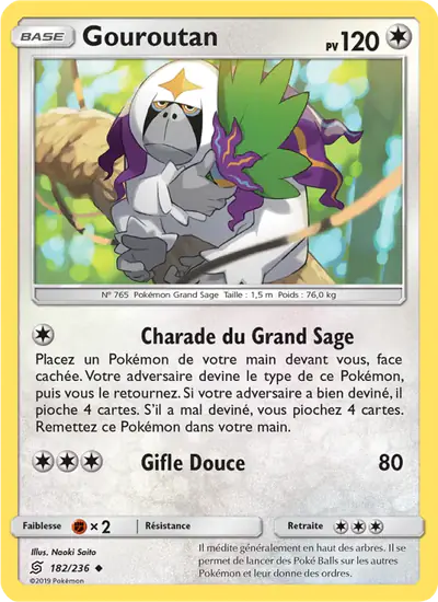 Image de la carte Pokemon Gouroutan 182/236