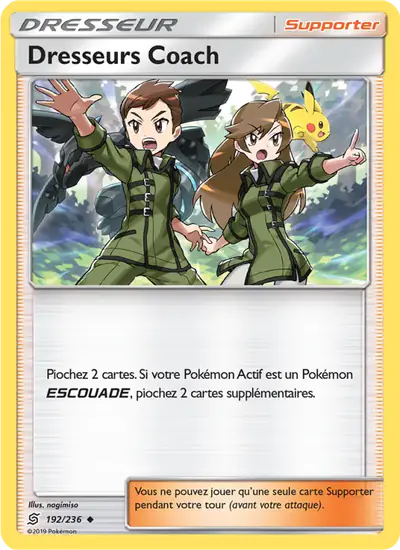 Image de la carte Pokemon Dresseurs Coach 192/236