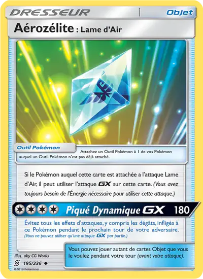 Image de la carte Pokemon Aérozélite : Lame d'Air 195/236