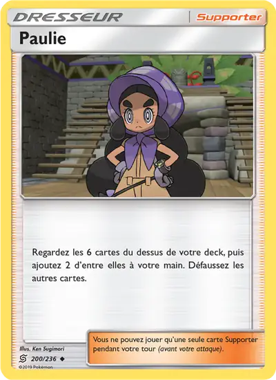 Image de la carte Pokemon Paulie 200/236