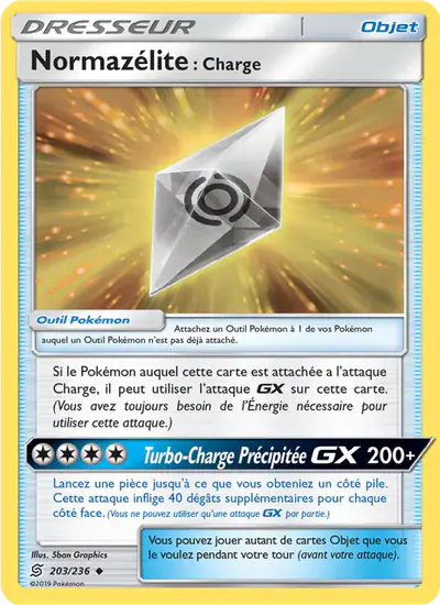 Image de la carte Pokemon Normazélite : Charge 203/236