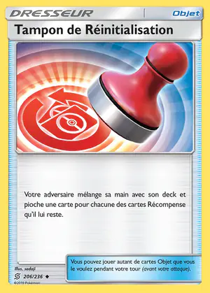 Tampon de R&eacute;initialisation 206/236