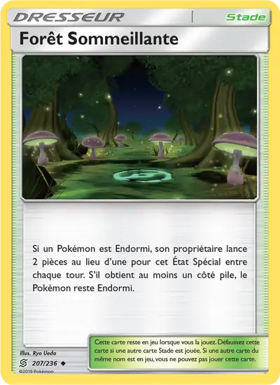 Image de la carte Pokemon Forêt Sommeillante 207/236
