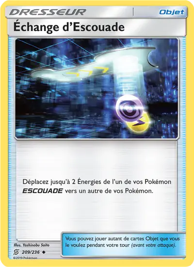 Image de la carte Pokemon Échange d'Escouade 209/236