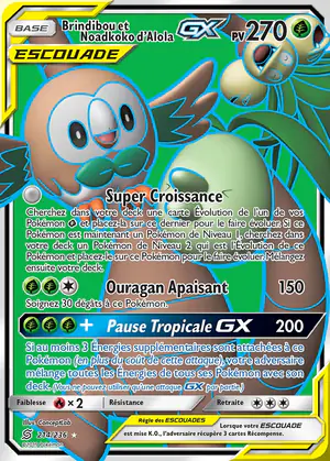 Brindibou et Noadkoko d'Alola GX 214/236