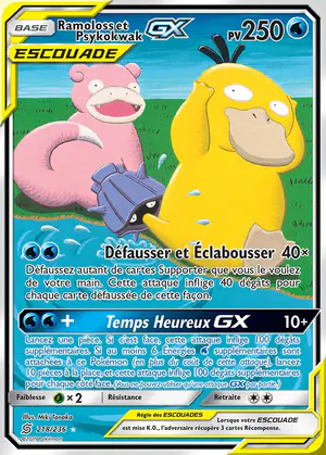Ramoloss et Psykokwak GX 218/236