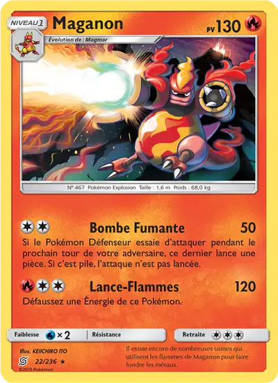 Image de la carte Pokemon Maganon 22/236