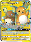 Image de la carte Raichu et Raichu d'Alola GX 220/236