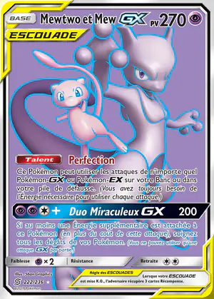 Mewtwo et Mew GX 222/236