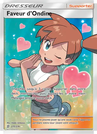 Image de la carte Pokemon Faveur d'Ondine 235/236