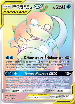 Ramoloss et Psykokwak GX 239/236