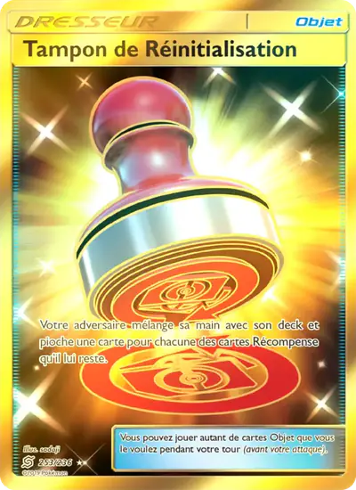 Image de la carte Pokemon Tampon de Réinitialisation 253/236