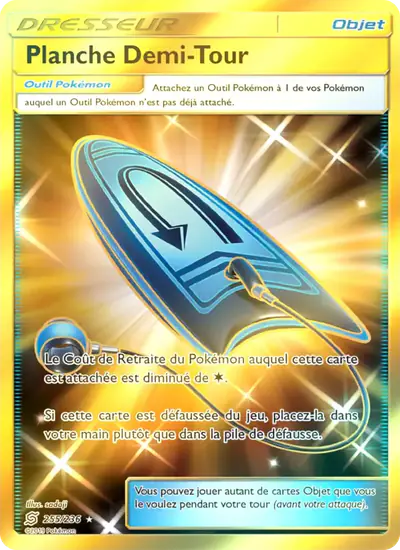 Image de la carte Pokemon Planche Demi-Tour 255/236