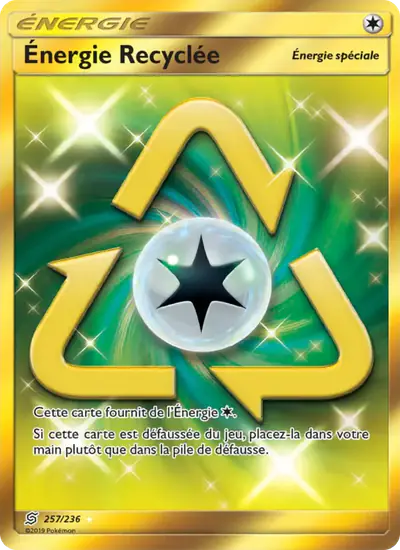 Image de la carte Pokemon Énergie Recyclée 257/236