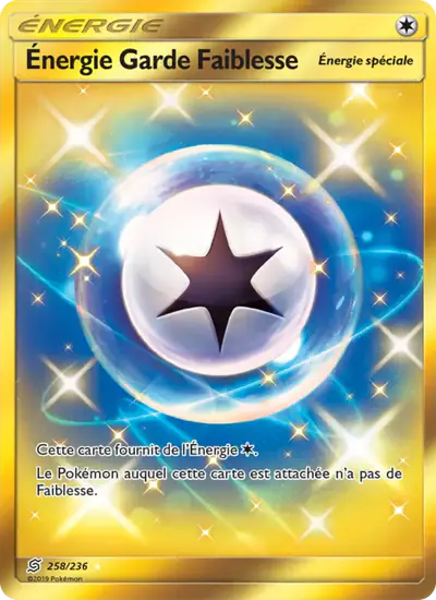 Image de la carte Pokemon Énergie Garde Faiblesse 258/236