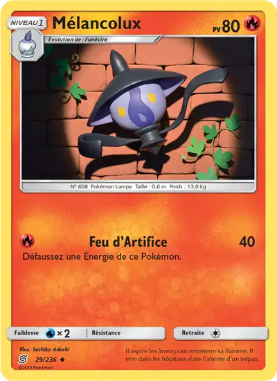 Image de la carte Pokemon Mélancolux 29/236