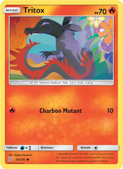 Image de la carte Pokemon Tritox 33/236