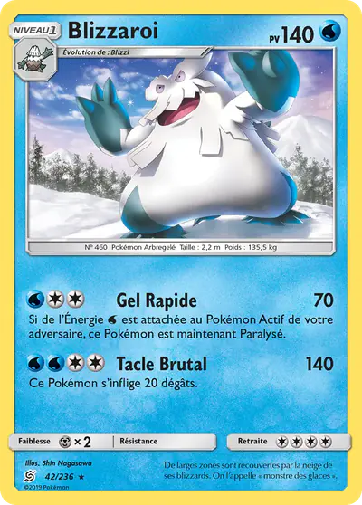 Image de la carte Pokemon Blizzaroi 42/236