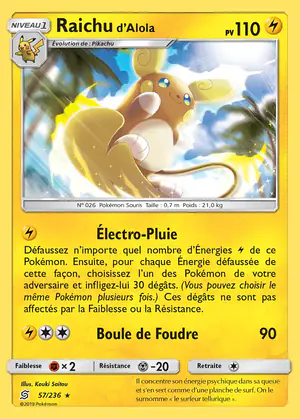 Raichu d'Alola 57/236