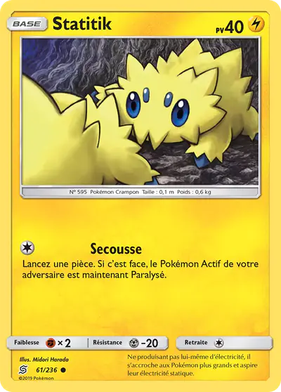 Image de la carte Pokemon Statitik 61/236