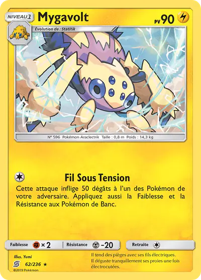 Image de la carte Pokemon Mygavolt 62/236