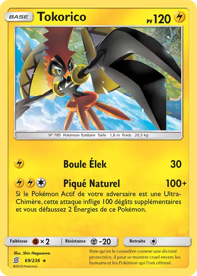 Image de la carte Pokemon Tokorico 69/236