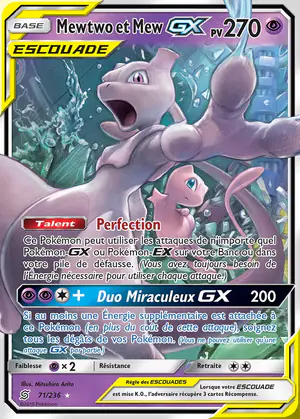 Mewtwo et Mew GX 71/236