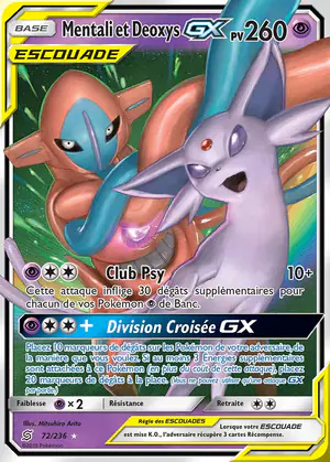 Mentali et Deoxys GX 72/236
