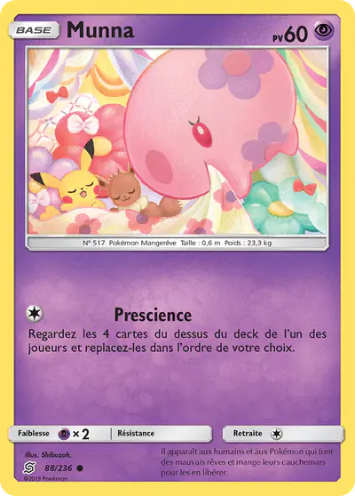 Image de la carte Pokemon Munna 88/236