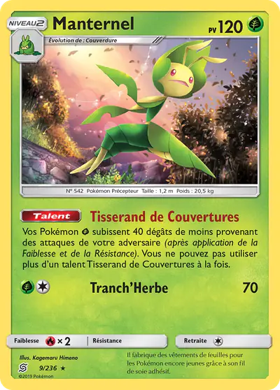Image de la carte Pokemon Manternel 9/236