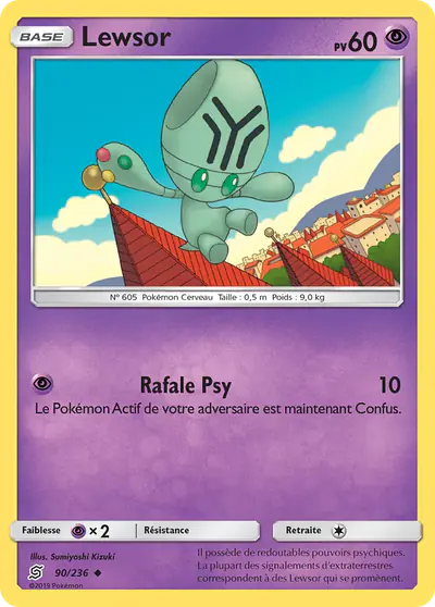 Image de la carte Pokemon Lewsor 90/236