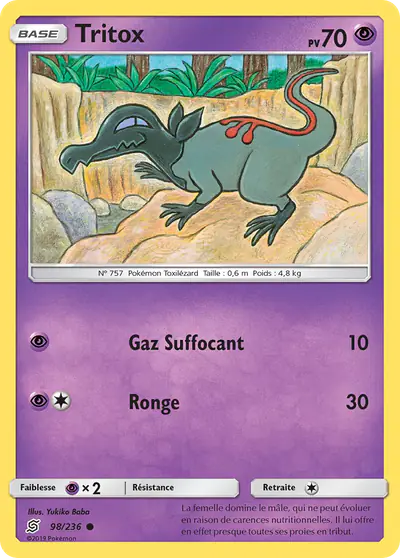 Image de la carte Pokemon Tritox 98/236
