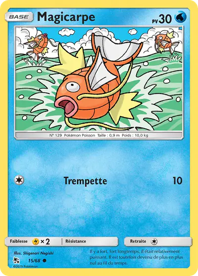 Image de la carte Pokemon Magicarpe 15/68