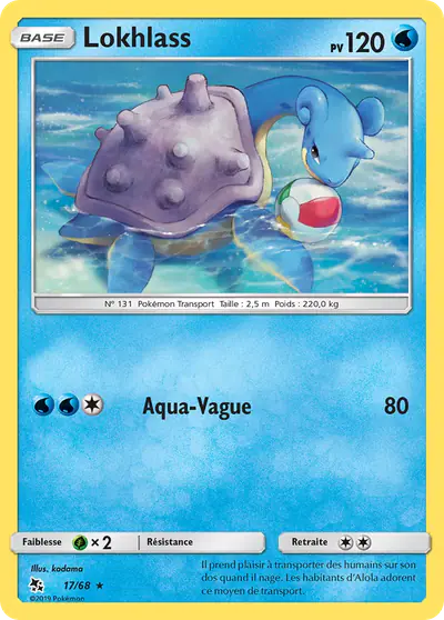 Image de la carte Pokemon Lokhlass 17/68