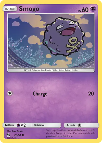 Image de la carte Pokemon Smogo 28/68