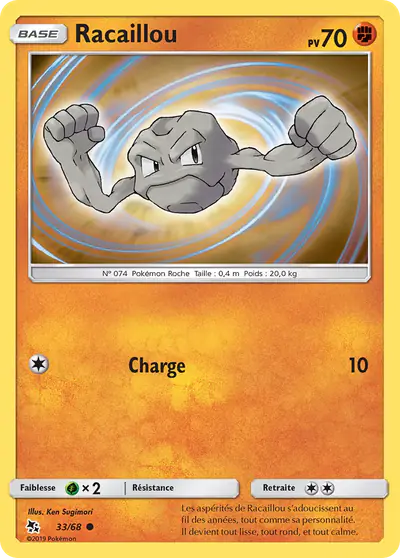 Image de la carte Pokemon Racaillou 33/68