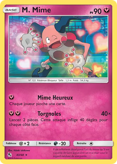 Image de la carte Pokemon M. Mime 43/68