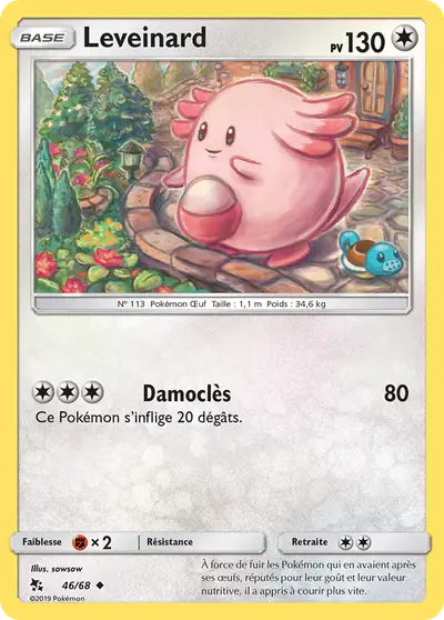 Image de la carte Pokemon Leveinard 46/68
