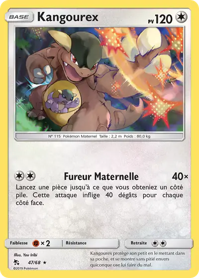 Image de la carte Pokemon Kangourex 47/68