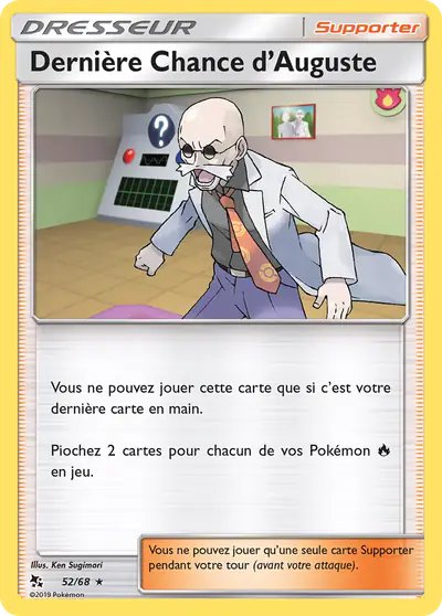 Image de la carte Pokemon Dernière Chance d'Auguste 52/68