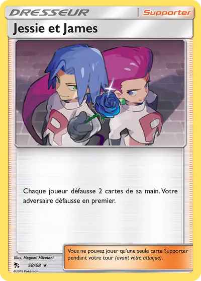 Image de la carte Pokemon Jessie et James 58/68