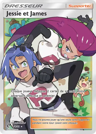 Image de la carte Pokemon Jessie et James 68/68