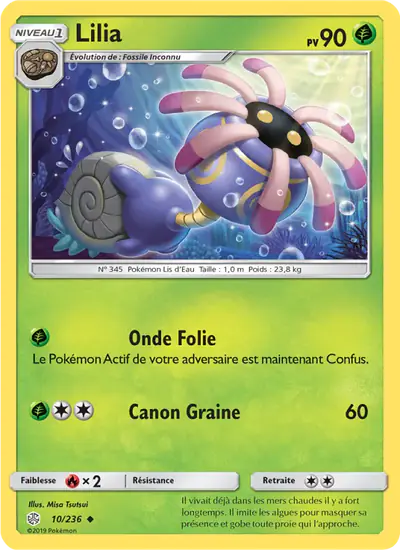 Image de la carte Pokemon Lilia 10/236