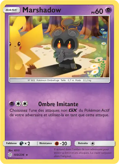 Image de la carte Pokemon Marshadow 103/236