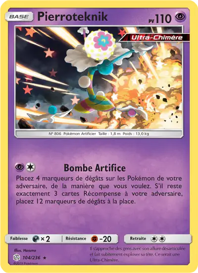 Image de la carte Pokemon Pierroteknik 104/236