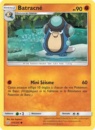 Image de la carte Pokemon Batracné 116/236
